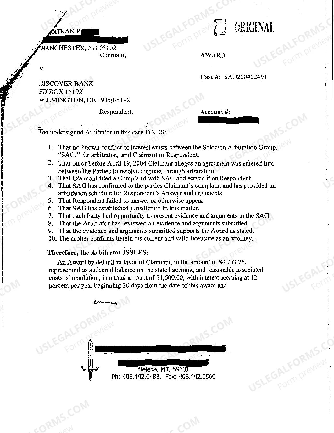 Preview A06 Answer to Complaint