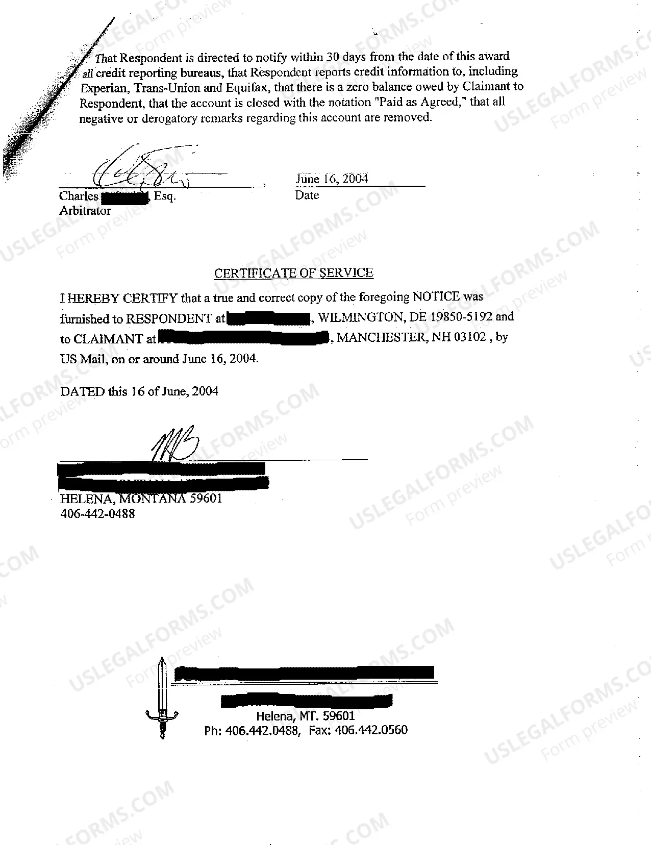 Preview A06 Answer to Complaint