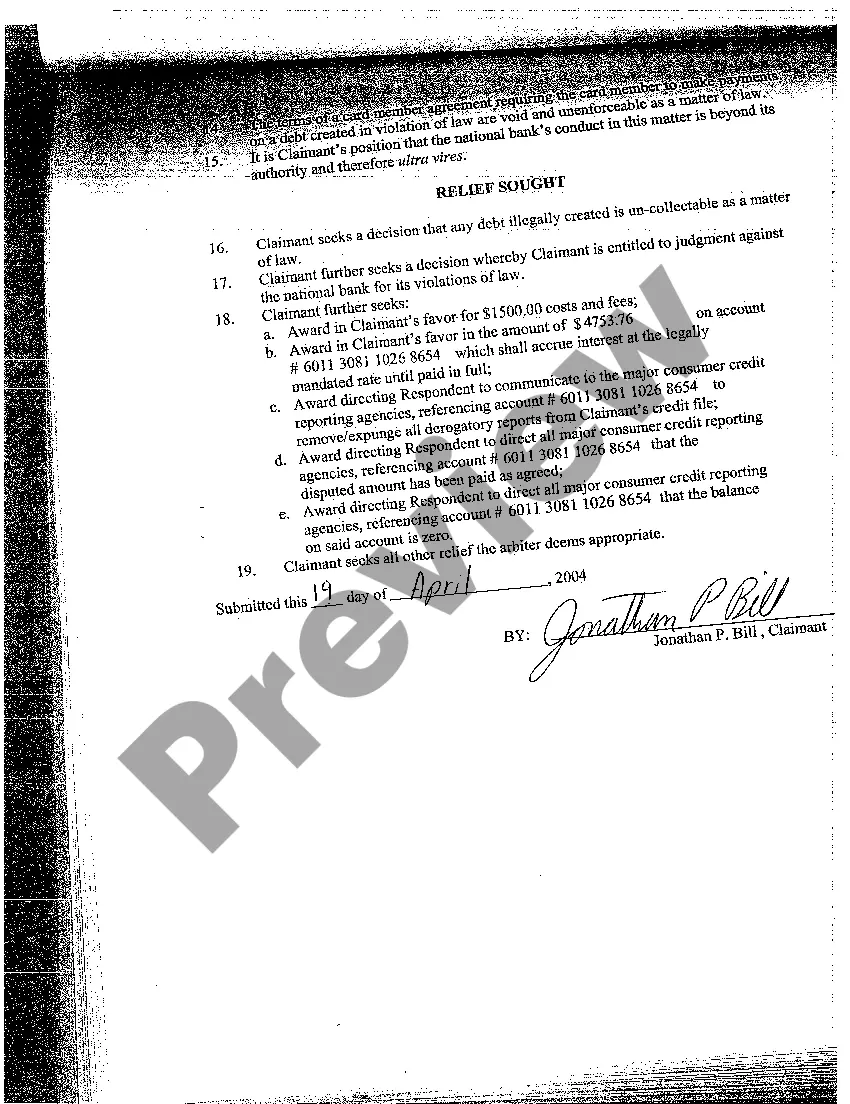 Get A02 Notice of Arbitration Preview A02 Notice of Arbitration