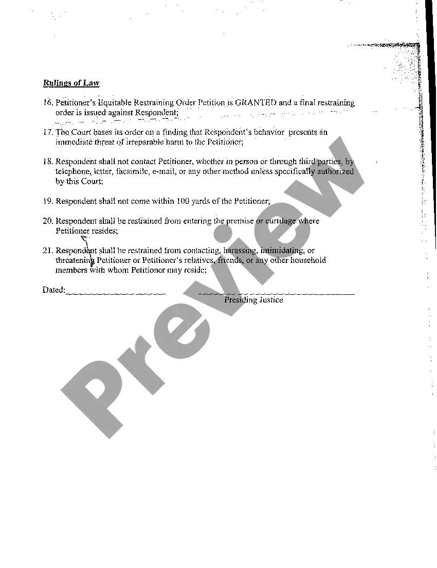 Get A03 Equitable Restraining Order Preview A03 Equitable Restraining Order