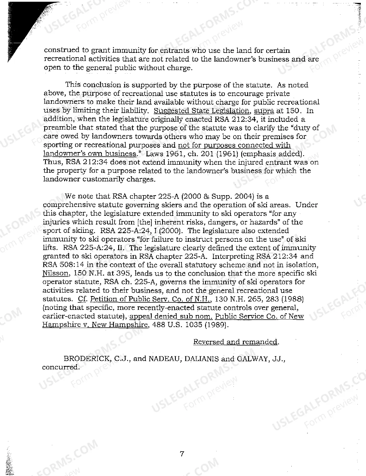 Preview A01 Argued Issues - Personal Injury Appeal Decision - New Hampshire Supreme Court