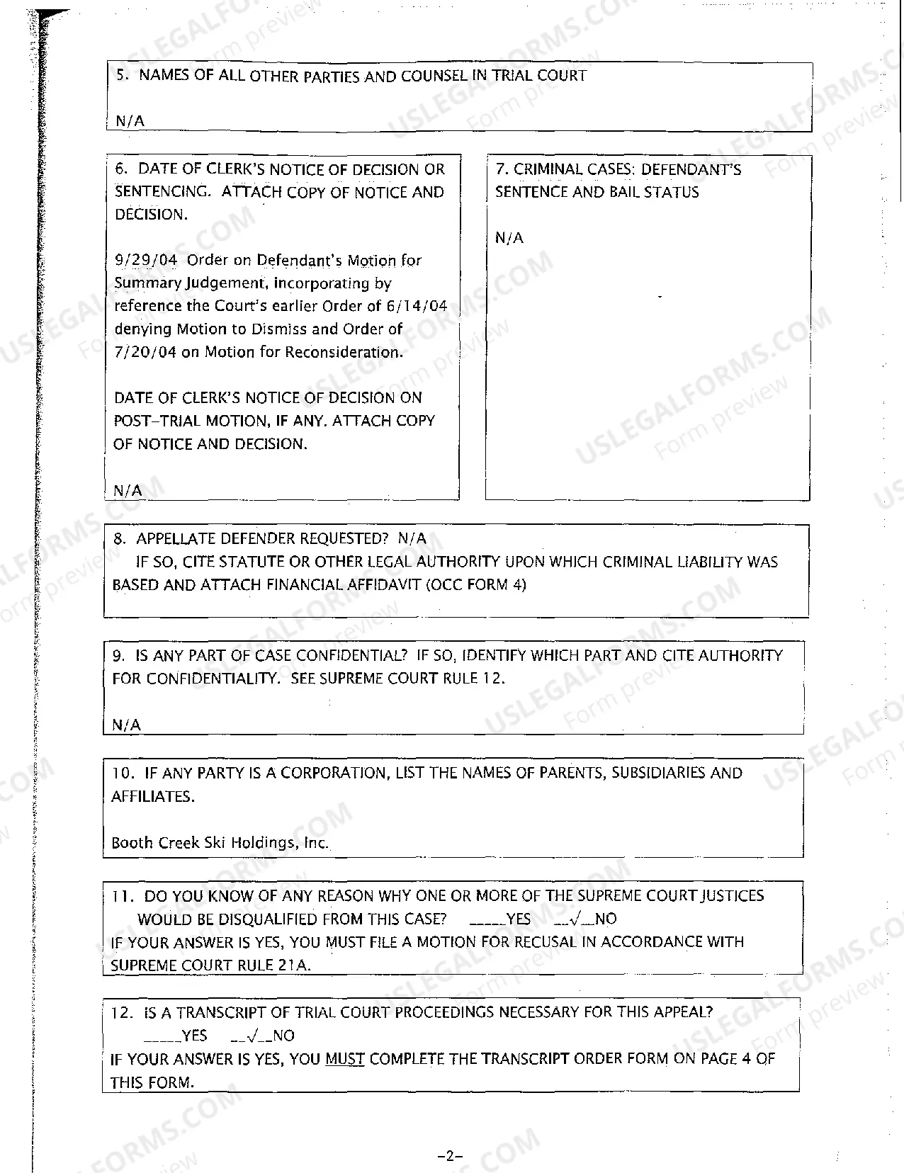 Preview A01 Argued Issues - Personal Injury Appeal Decision - New Hampshire Supreme Court