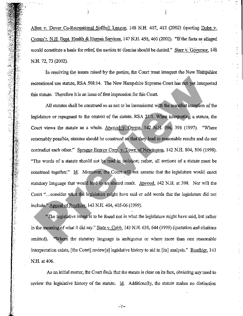 Preview A03 Order regarding Personal Injury Appeal Decision