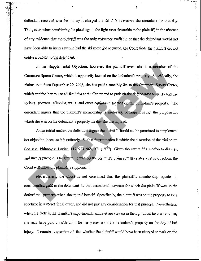 Preview A03 Order regarding Personal Injury Appeal Decision