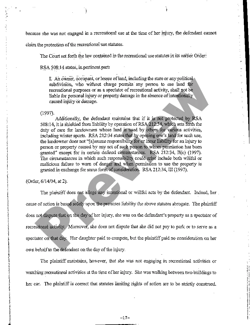 Preview A05 Order regarding Personal Injury Appeal Decision