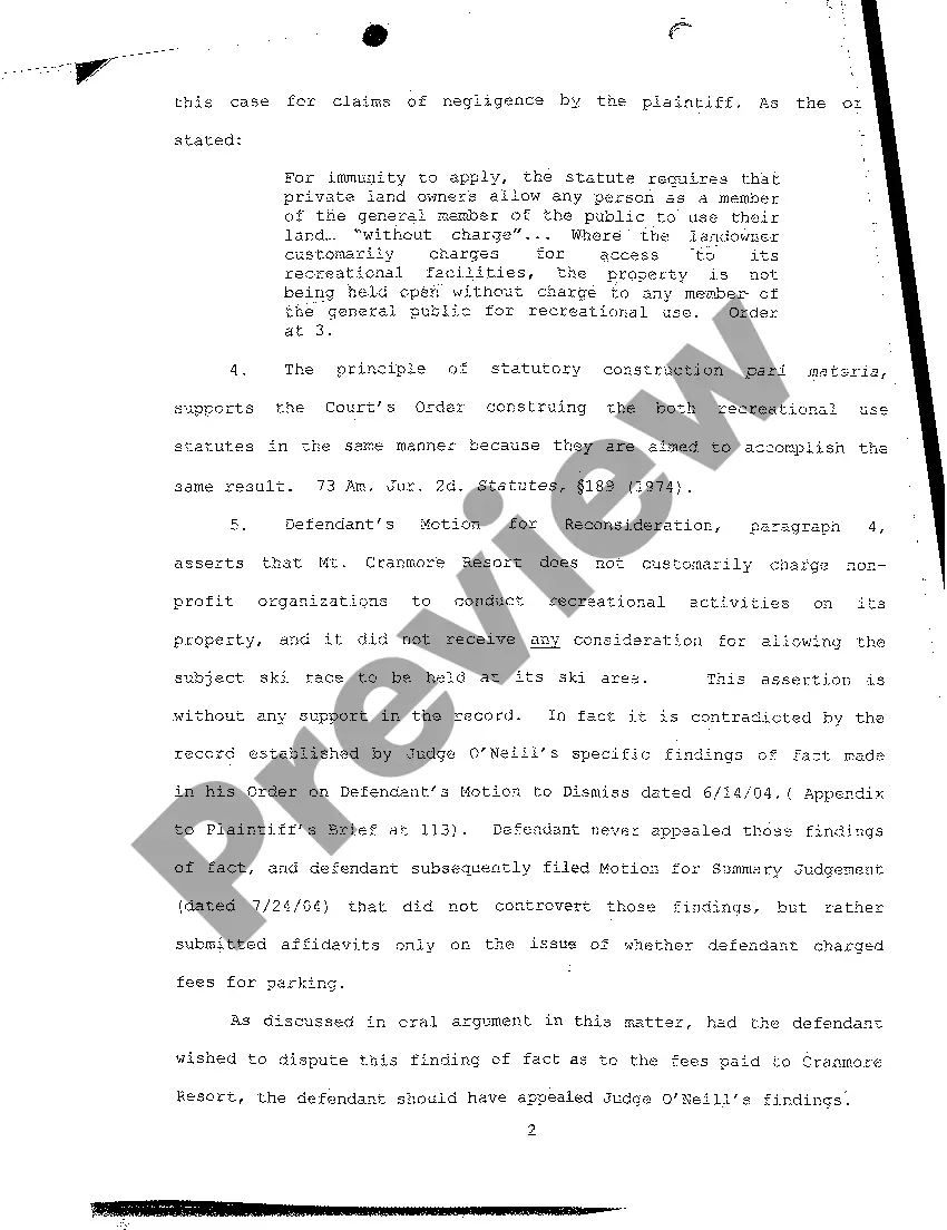 Preview A07 Plaintiff's Objection to Defendants' Motion for Reconsideration and Request for Rehearing