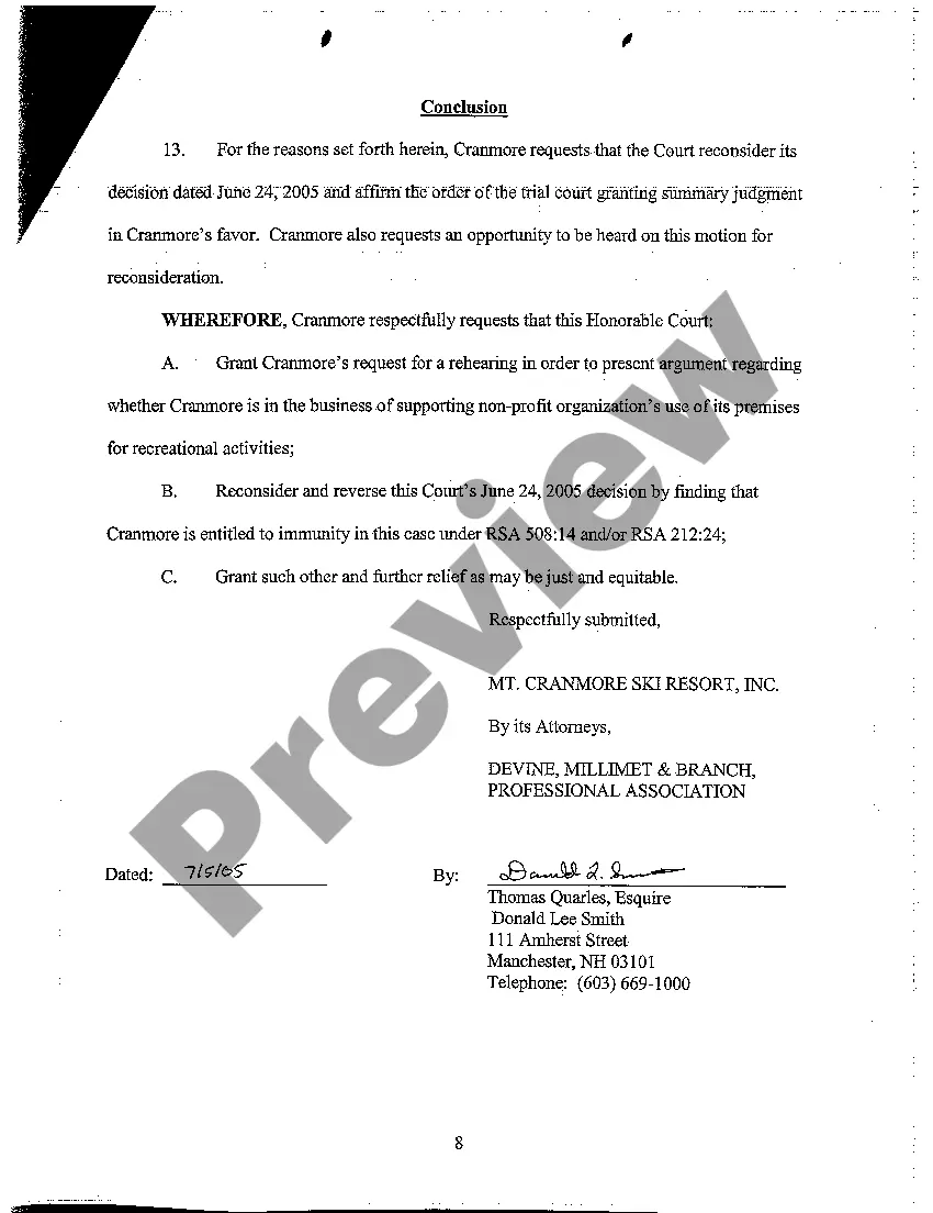 Get A08 Motion for Reconsideration and Request for Rehearing Preview A08 Motion for Reconsideration and Request for Rehearing