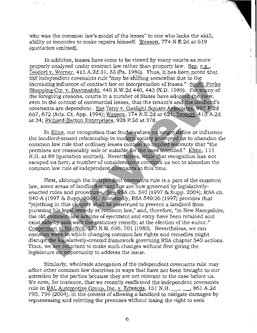 Preview A01 Argued Issues - Landlord Tenant Appeal of Unpaid Rent Decision - New Hampshire Supreme Court