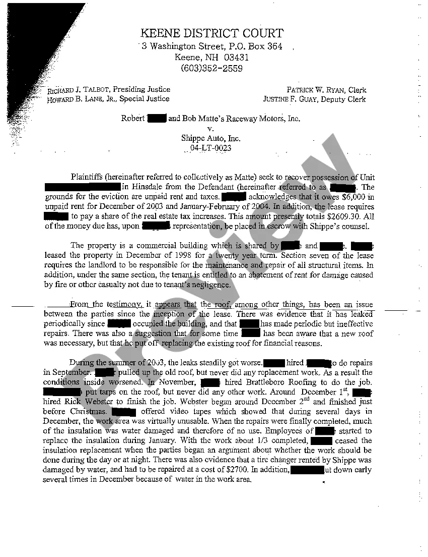 Preview A02 Notice of Judgment