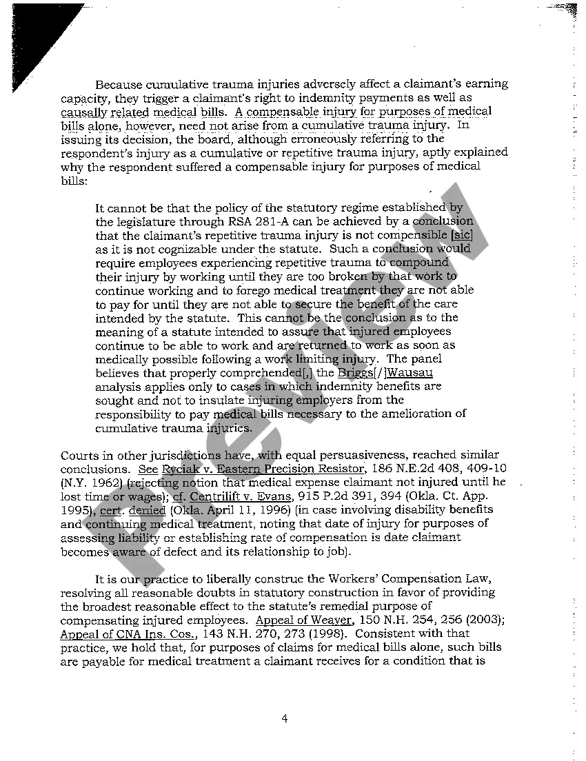 Get A01 Workers Compensation Appeal Decision New Hampshire Supreme Court Preview A01 Workers Compensation Appeal Decision New Hampshire Supreme Court