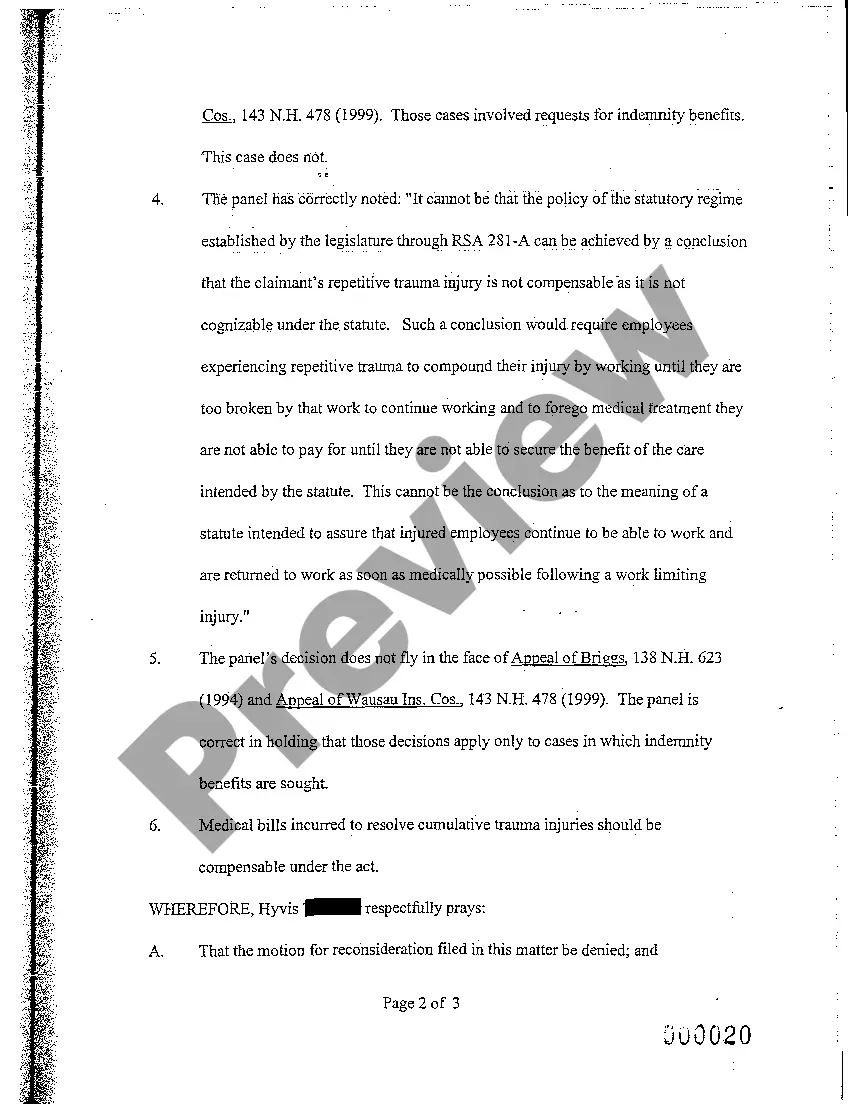 Preview A07 Objection to Motion for Reconsideration