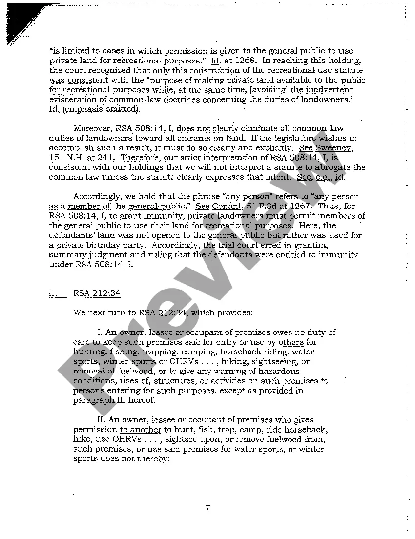 Get A01 Argued Issues - Appeal of Wrongful Death Drowning Decision - New Hampshire Supreme Court Preview A01 Argued Issues - Appeal of Wrongful Death Drowning Decision - New Hampshire Supreme Court