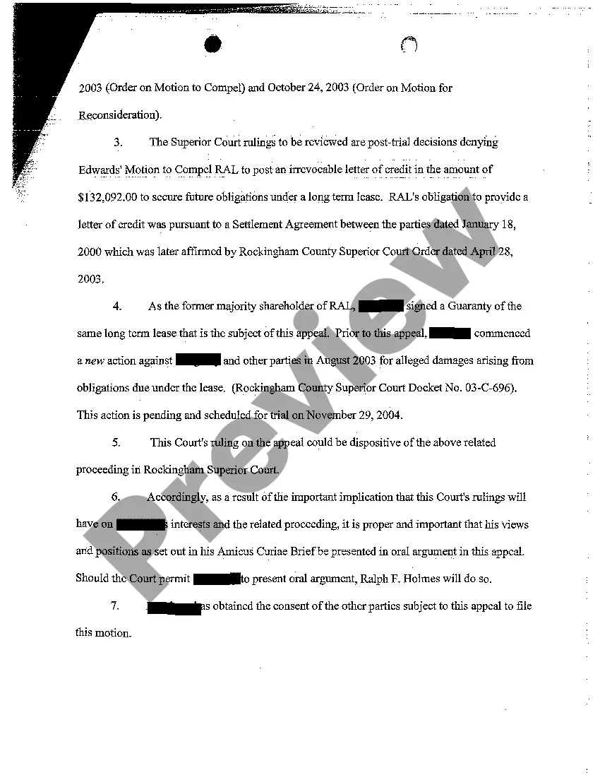 Preview A02 Assented-to Motion for Amicus Curiae to Present Oral Argument