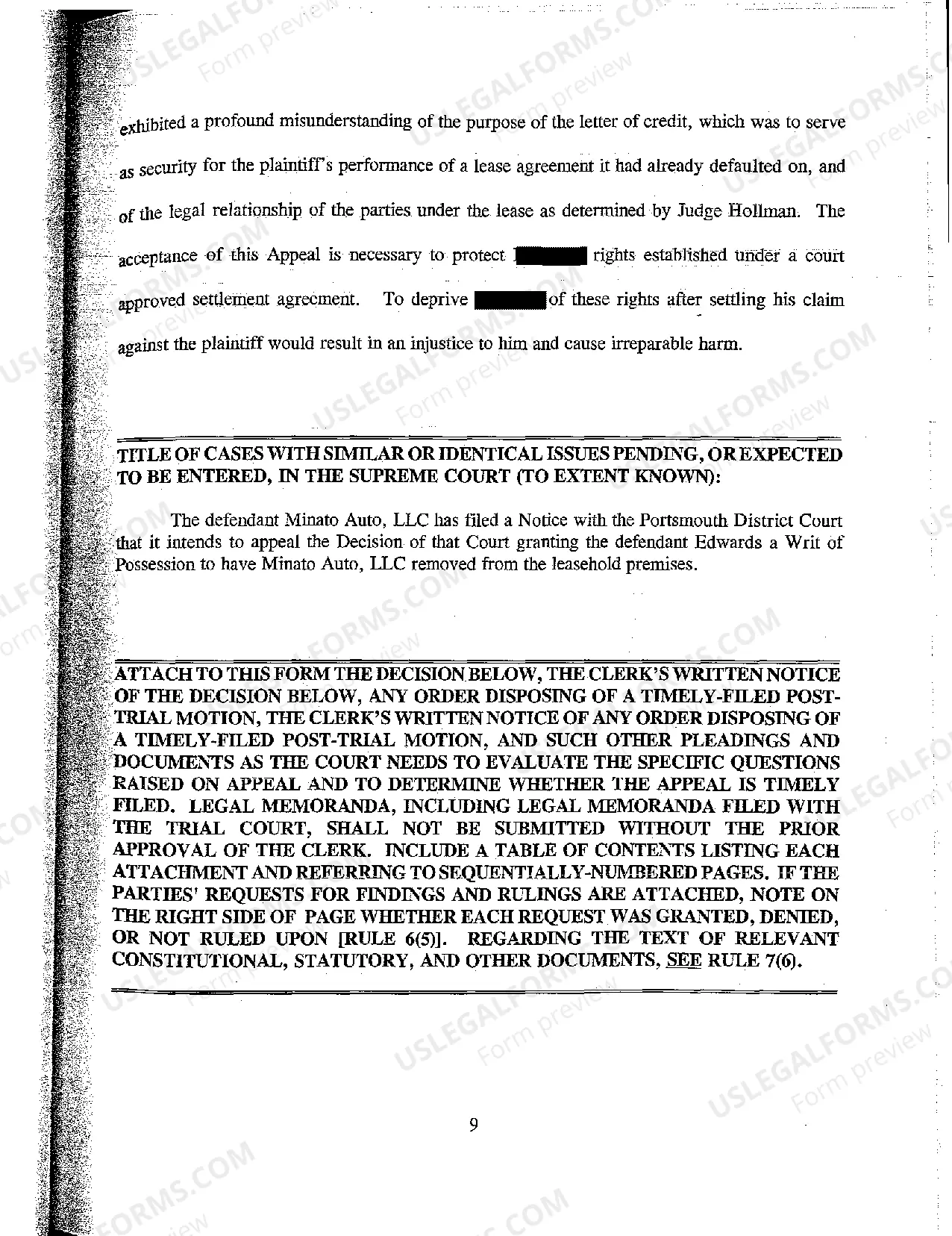 Preview A04 Notice of Appeal