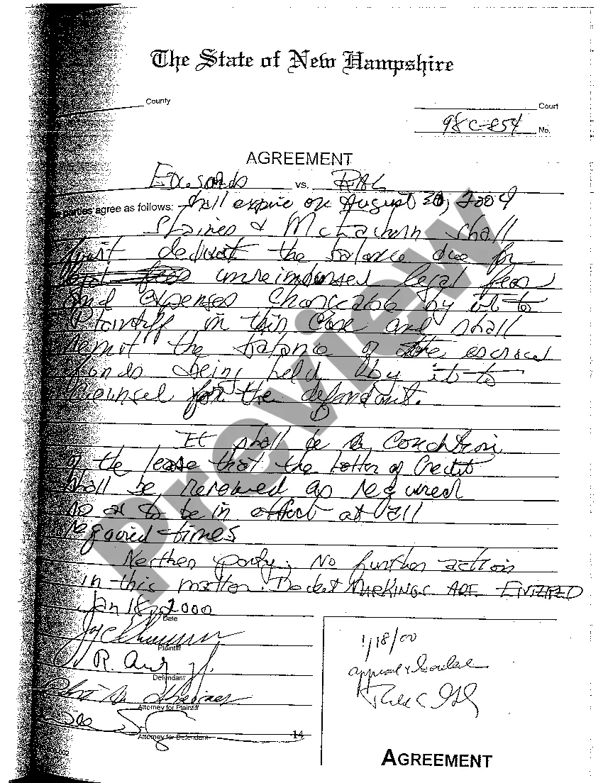 Preview A05 Agreement