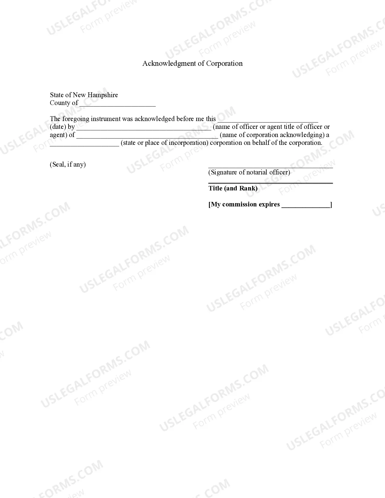 Preview Bill of Sale without Warranty by Corporate Seller