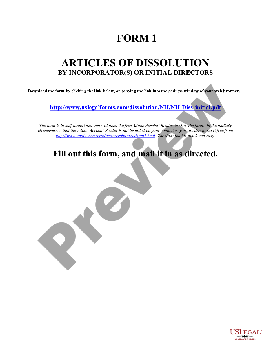 page 9 New Hampshire Dissolution Package to Dissolve Corporation preview