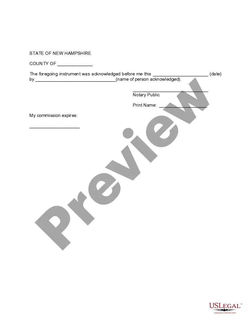 Preview Financial Account Transfer to Living Trust