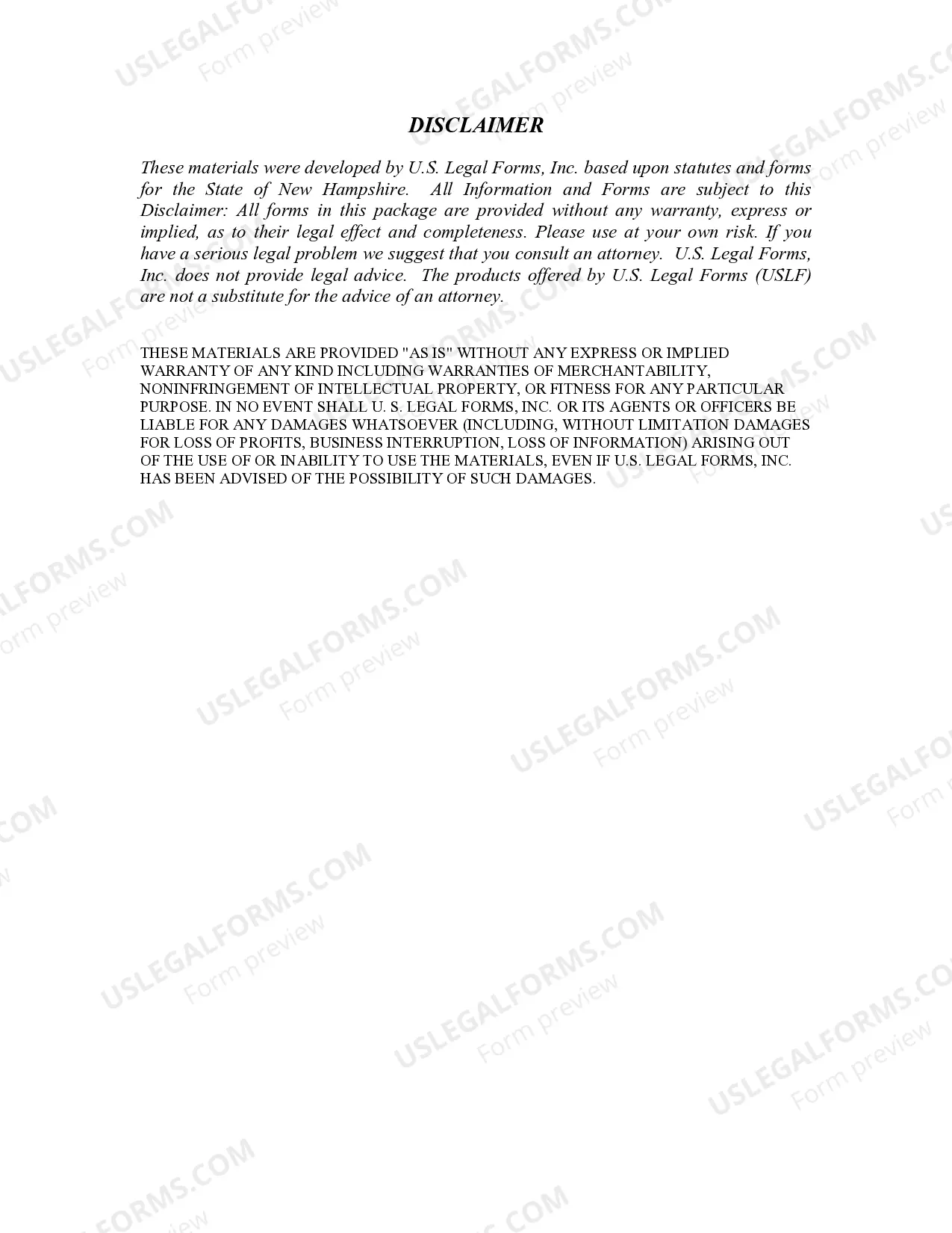 Preview Letter to Lienholder to Notify of Trust