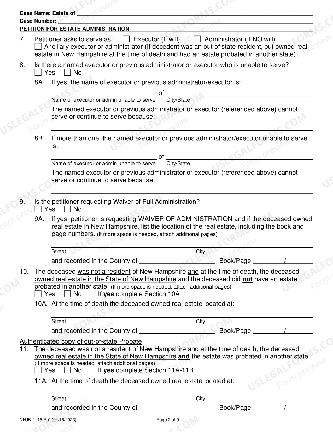 Preview Small Estate Affidavit for Estates under 10,000