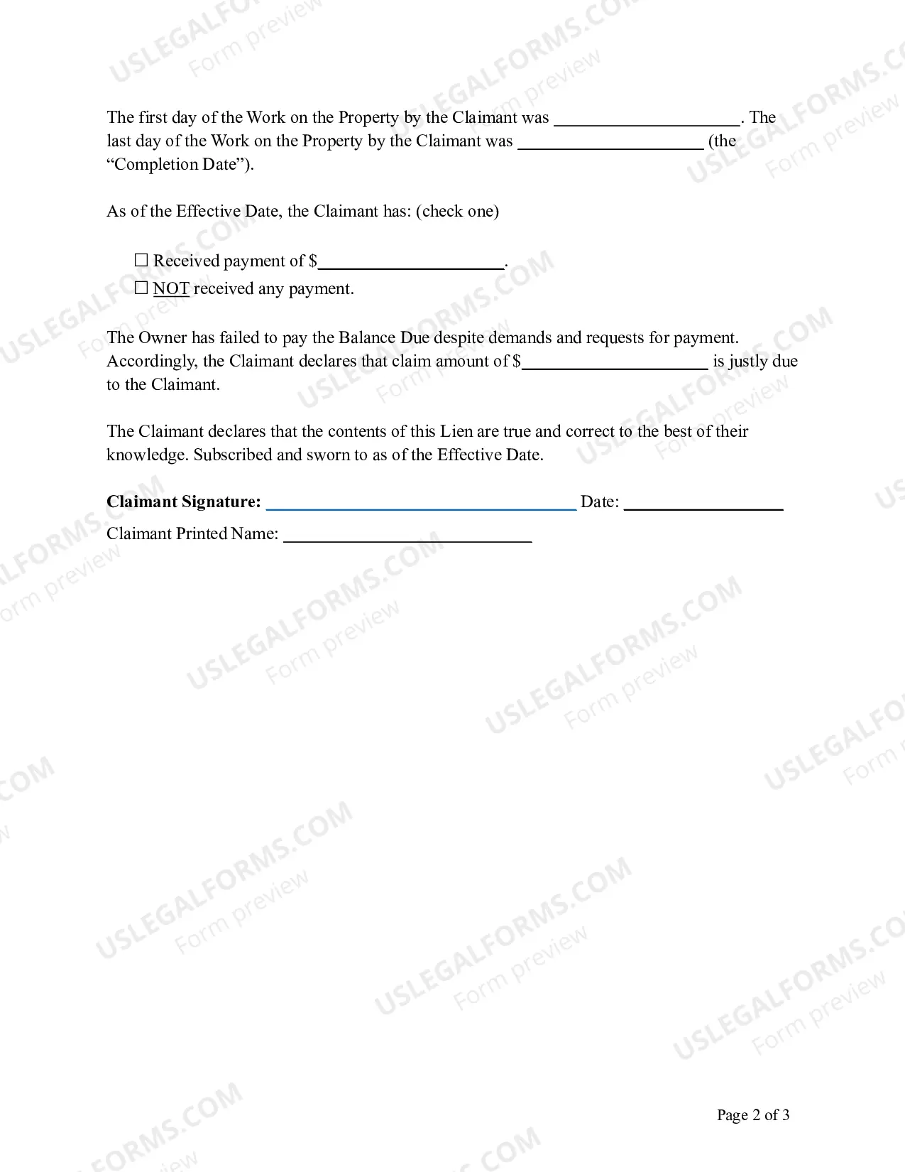 Preview New Hamshire Mechanic's Lien