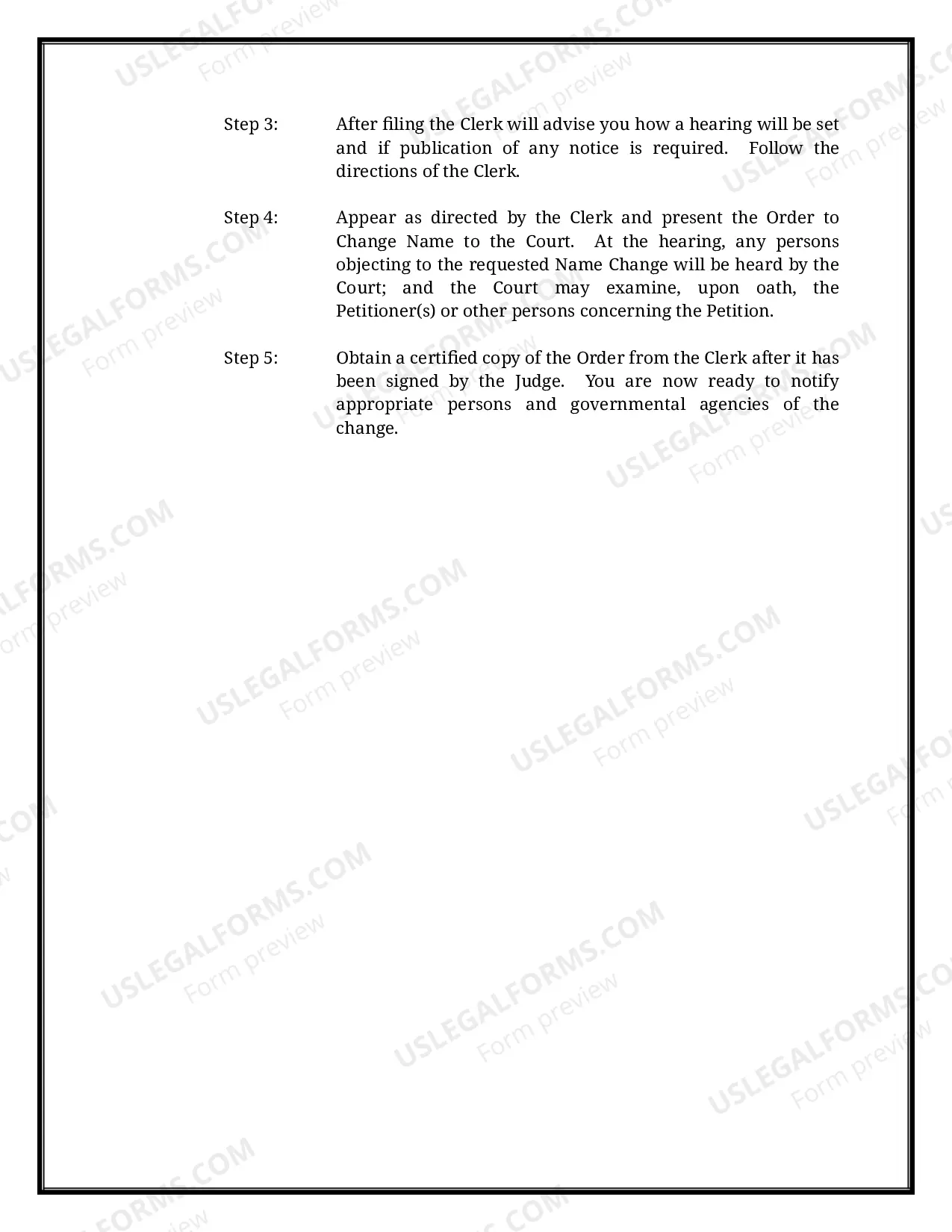 Preview New Hampshire Name Change Instructions and Forms Package for a Minor