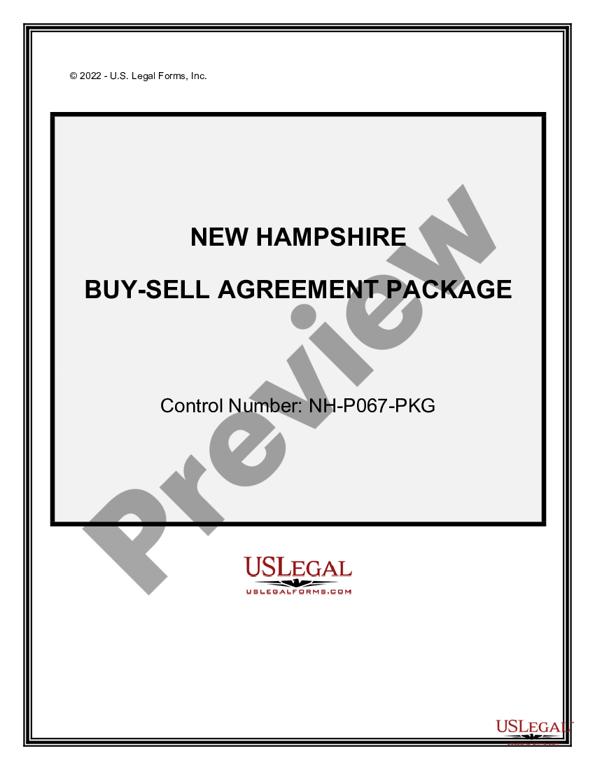 page 0 Buy Sell Agreement Package preview