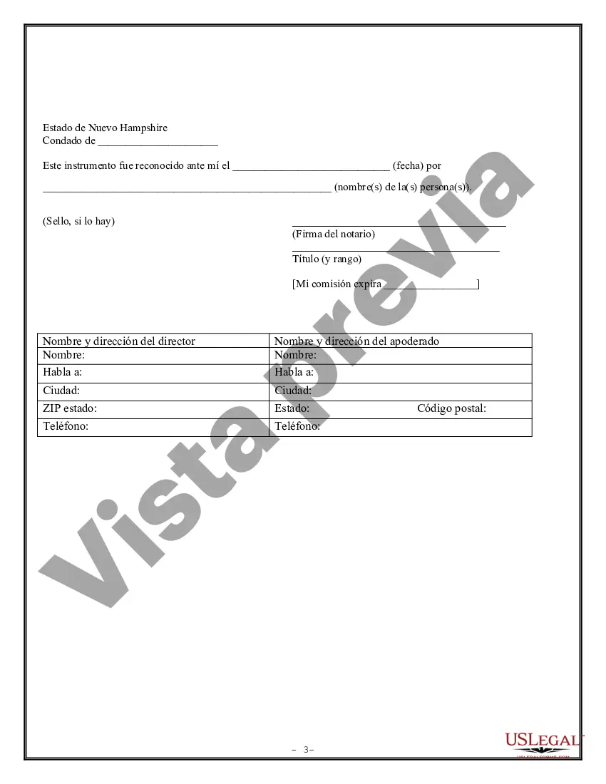 Preview Poder Notarial Limitado para Transacciones de Acciones y Poderes Corporativos