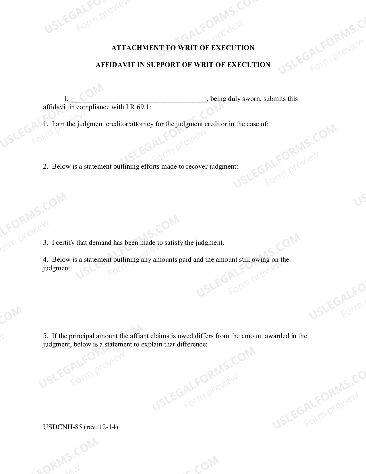Preview Writ of Execution