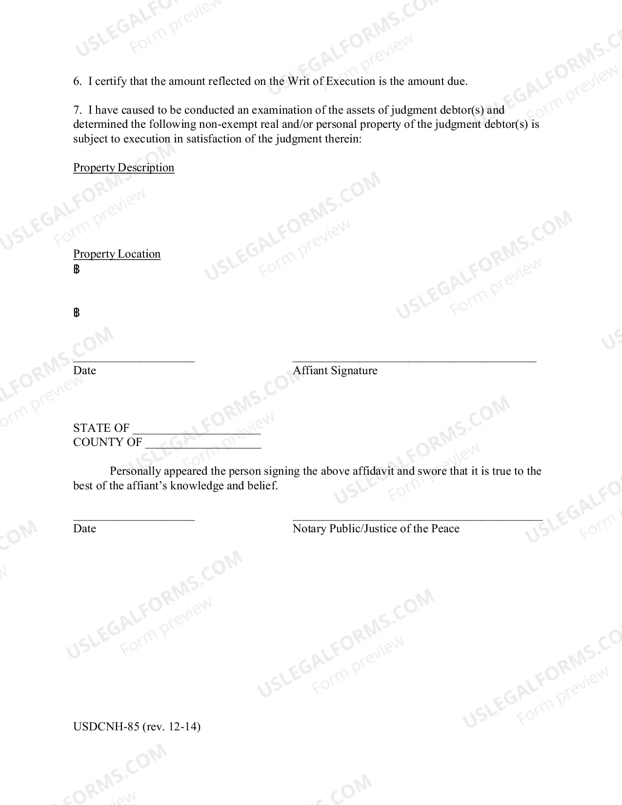 Preview Writ of Execution