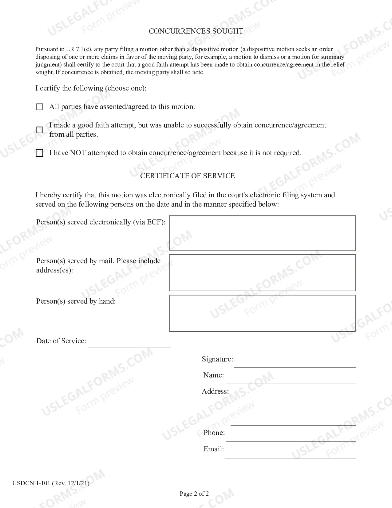 Preview Form-Fillable Motion