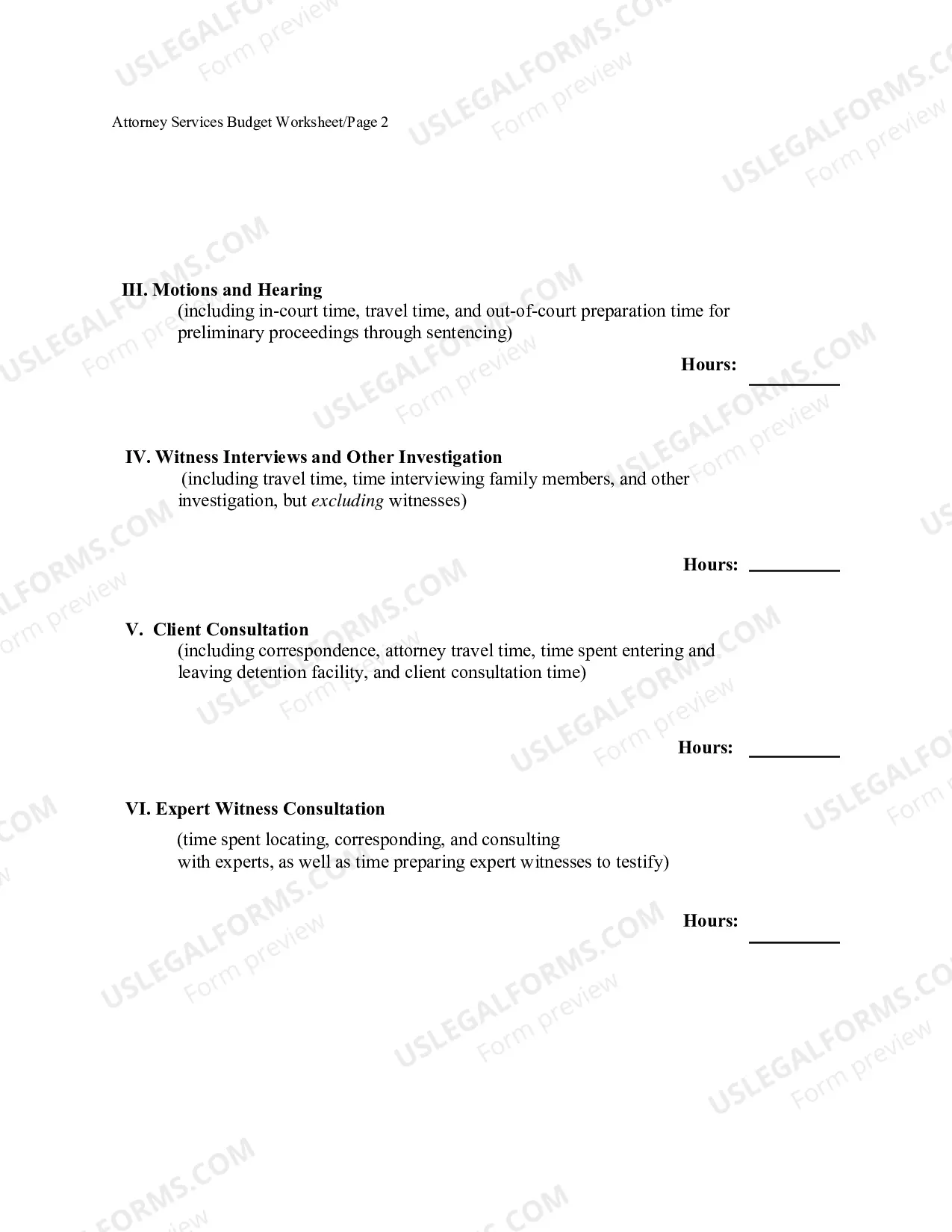 Preview CJA Proposed Budget Worksheet