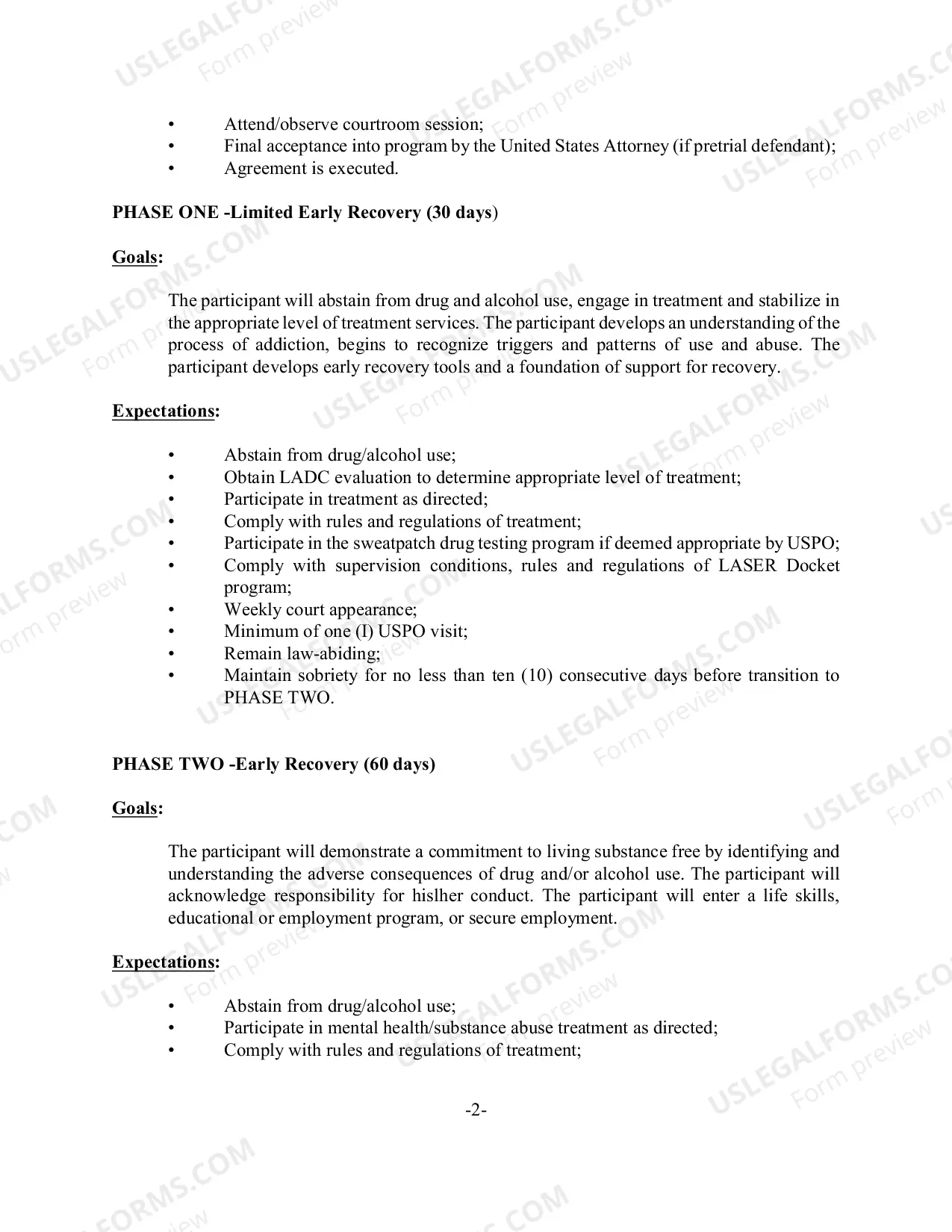 Preview LASER Program Phases