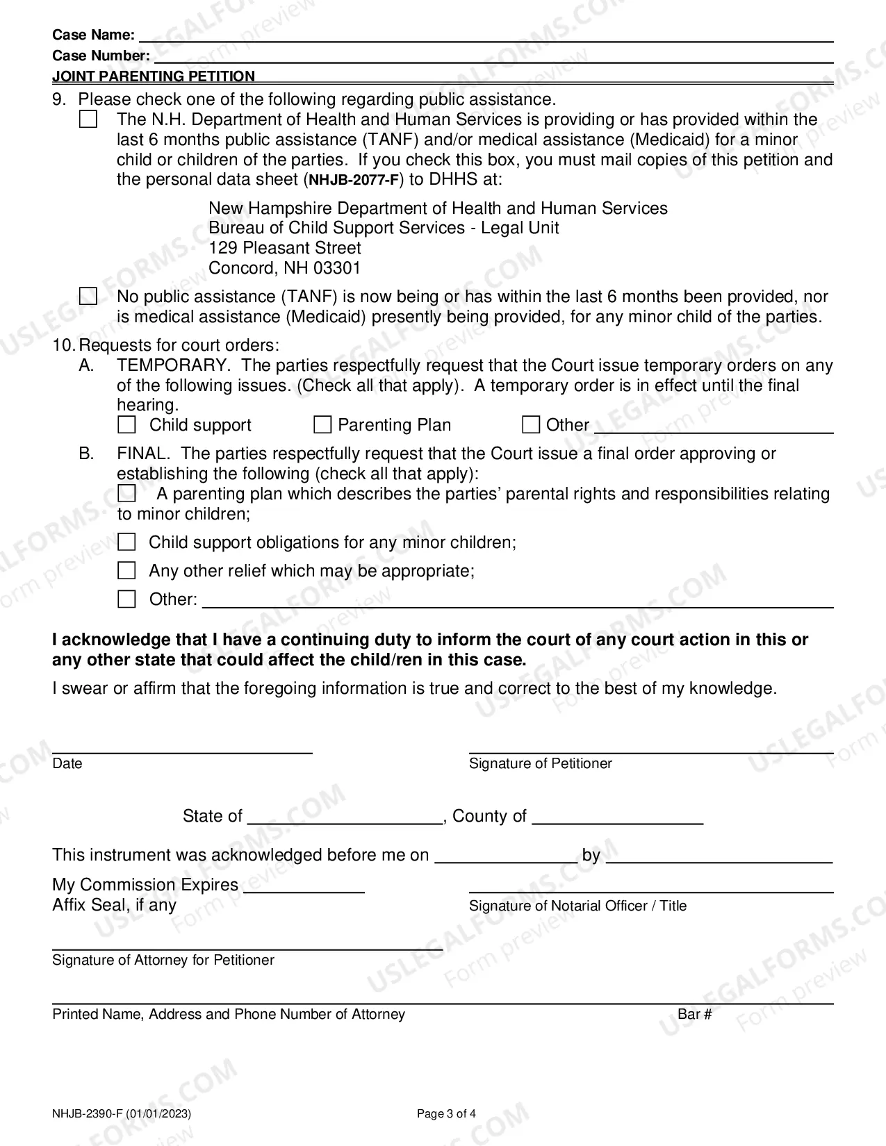 Preview Parenting Petition(Joint)