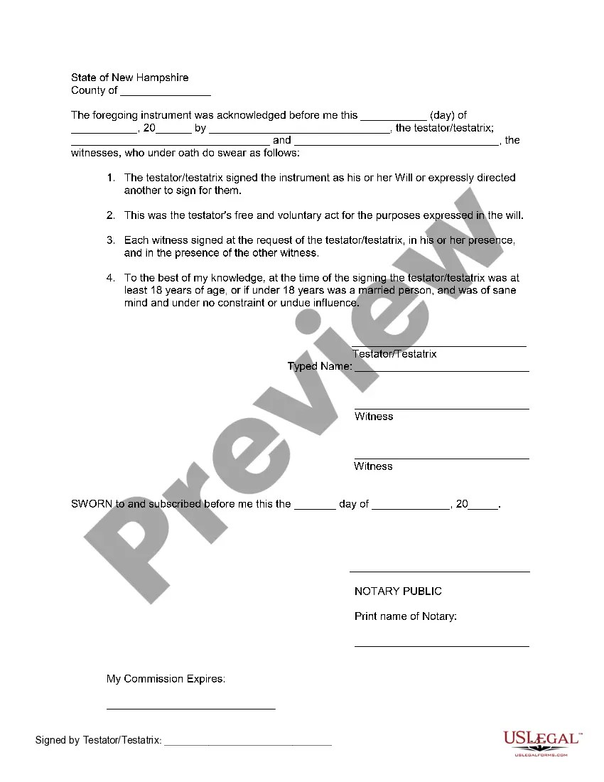 Get Last Will and Testament with All Property to Trust called a Pour Over Will Preview Last Will and Testament with All Property to Trust called a Pour Over Will