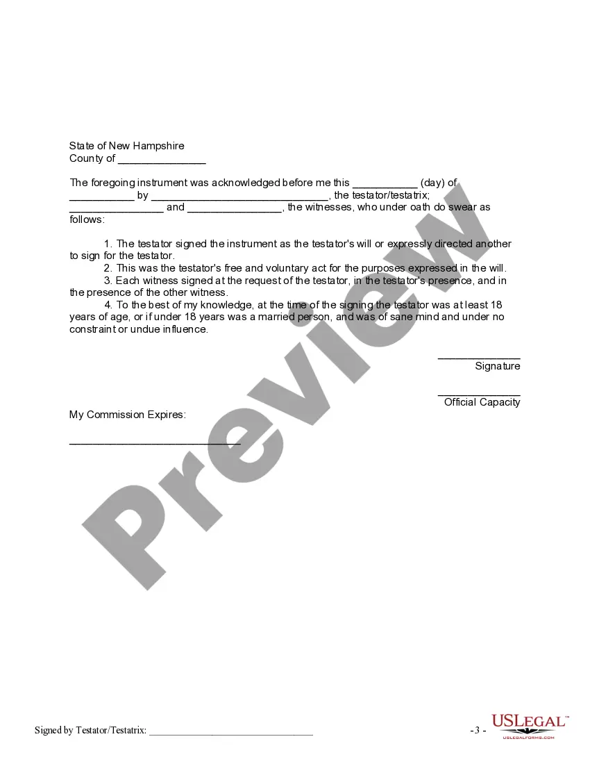 Get Written Revocation of Will Preview Written Revocation of Will