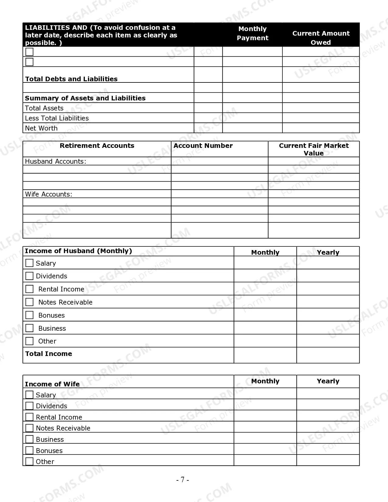 Preview Estate Planning Questionnaire and Worksheets