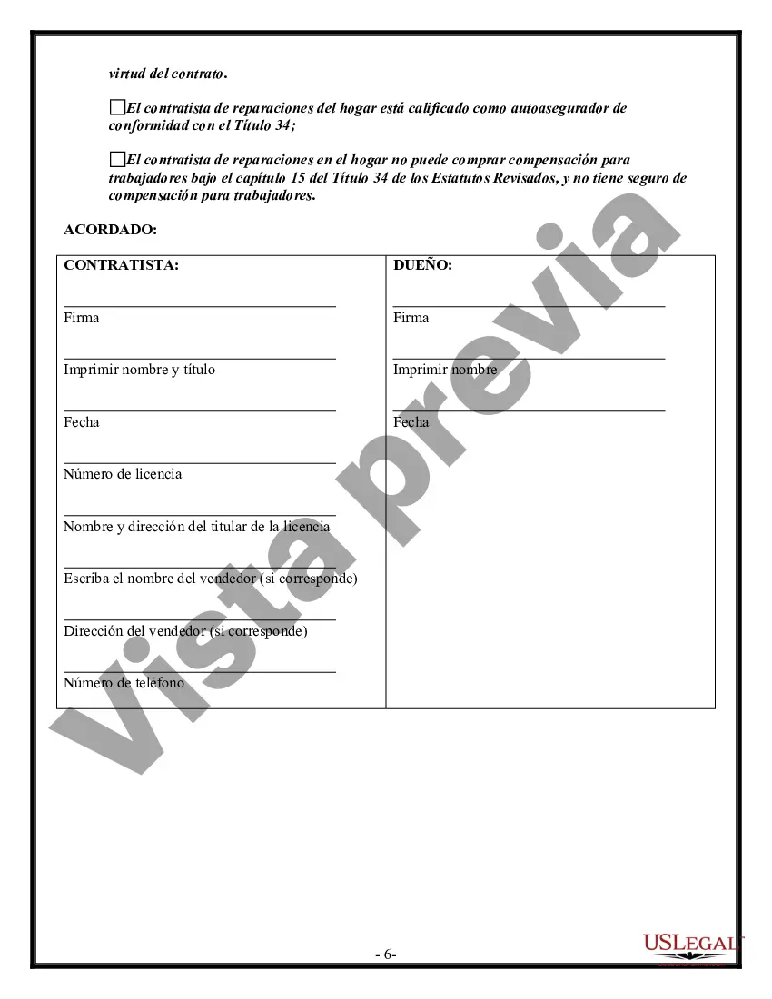 Preview Contrato HVAC para contratista