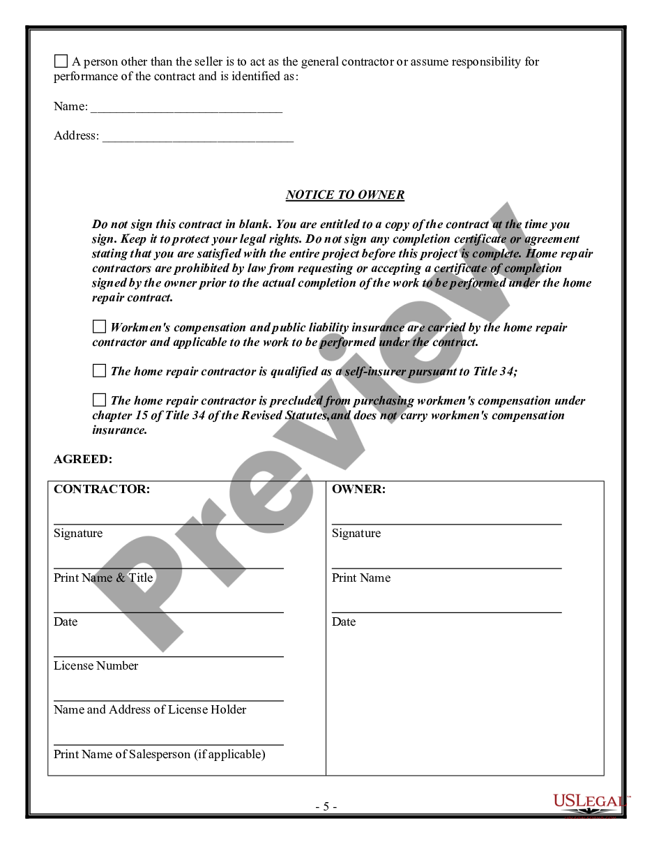 page 4 Concrete Mason Contract for Contractor preview