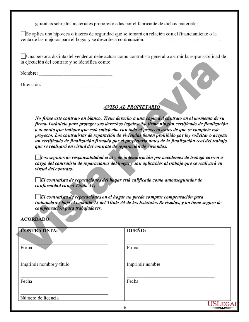 Preview Contrato marco para contratista