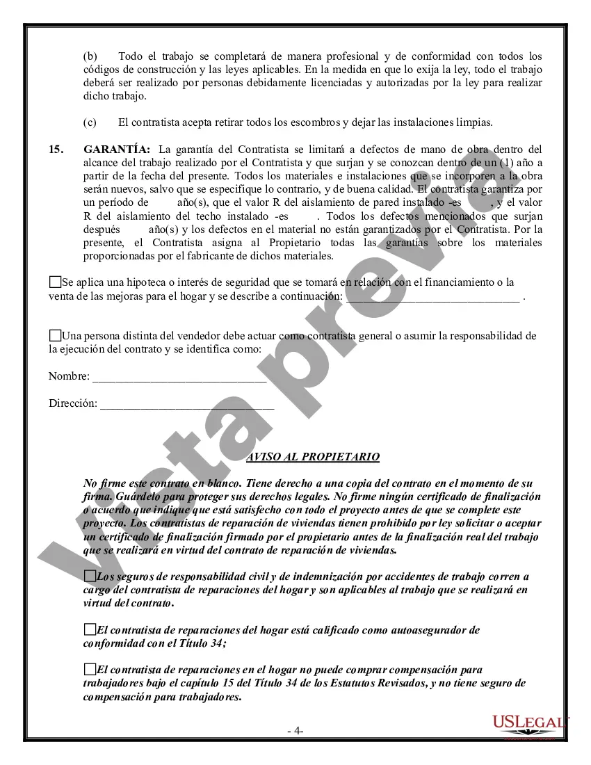 Preview Contrato de Aislamiento para Contratista