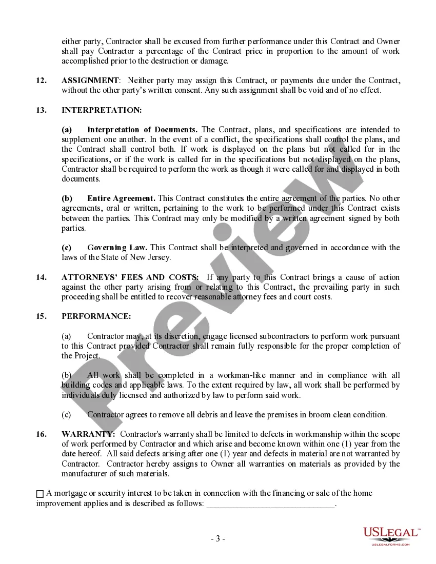 Preview Site Work Contract for Contractor