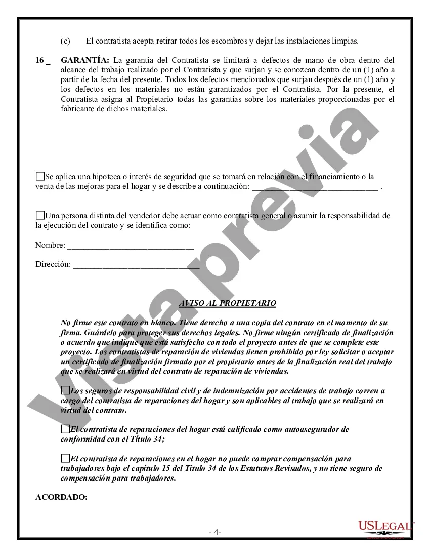 Preview Contrato de Drenaje para Contratista