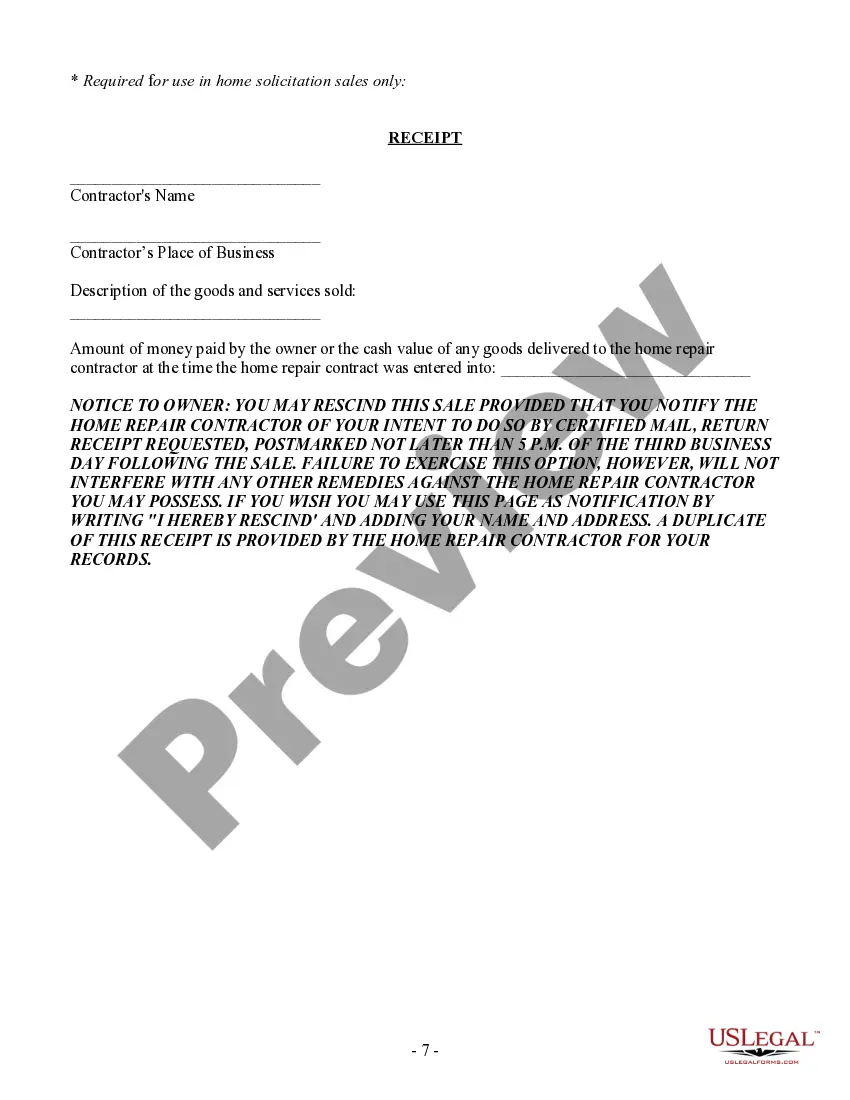 Preview Foundation Contract for Contractor