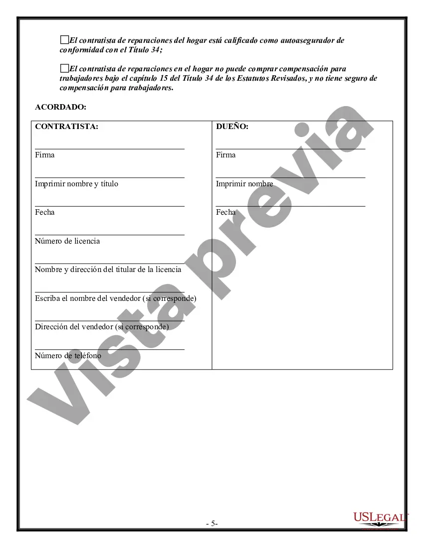 Preview Contrato de paneles de yeso de yeso para contratista