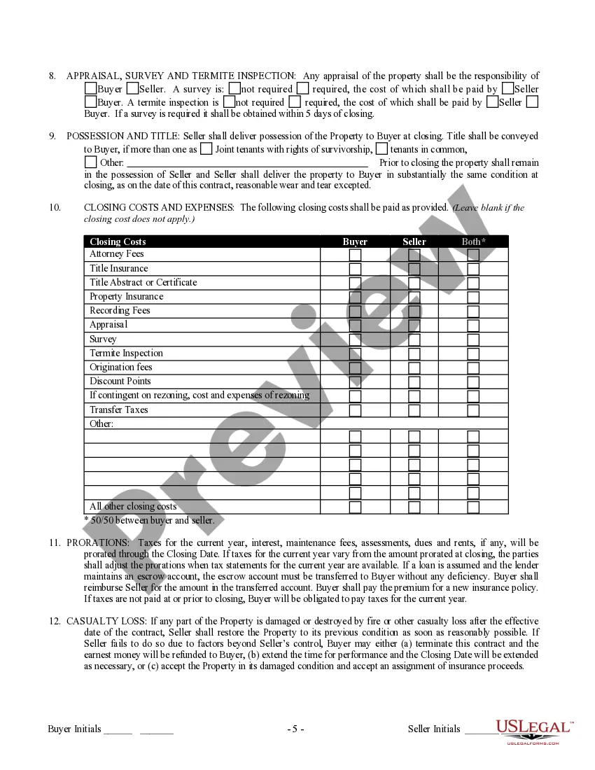 Get Contract for Sale and Purchase of Real Estate with No Broker for Residential Home Sale Agreement Preview Contract for Sale and Purchase of Real Estate with No Broker for Residential Home Sale Agreement