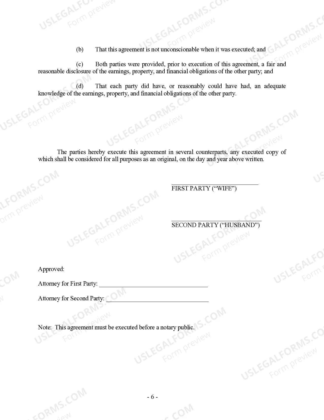 Preview New Jersey Prenuptial Premarital Agreement with Financial Statements