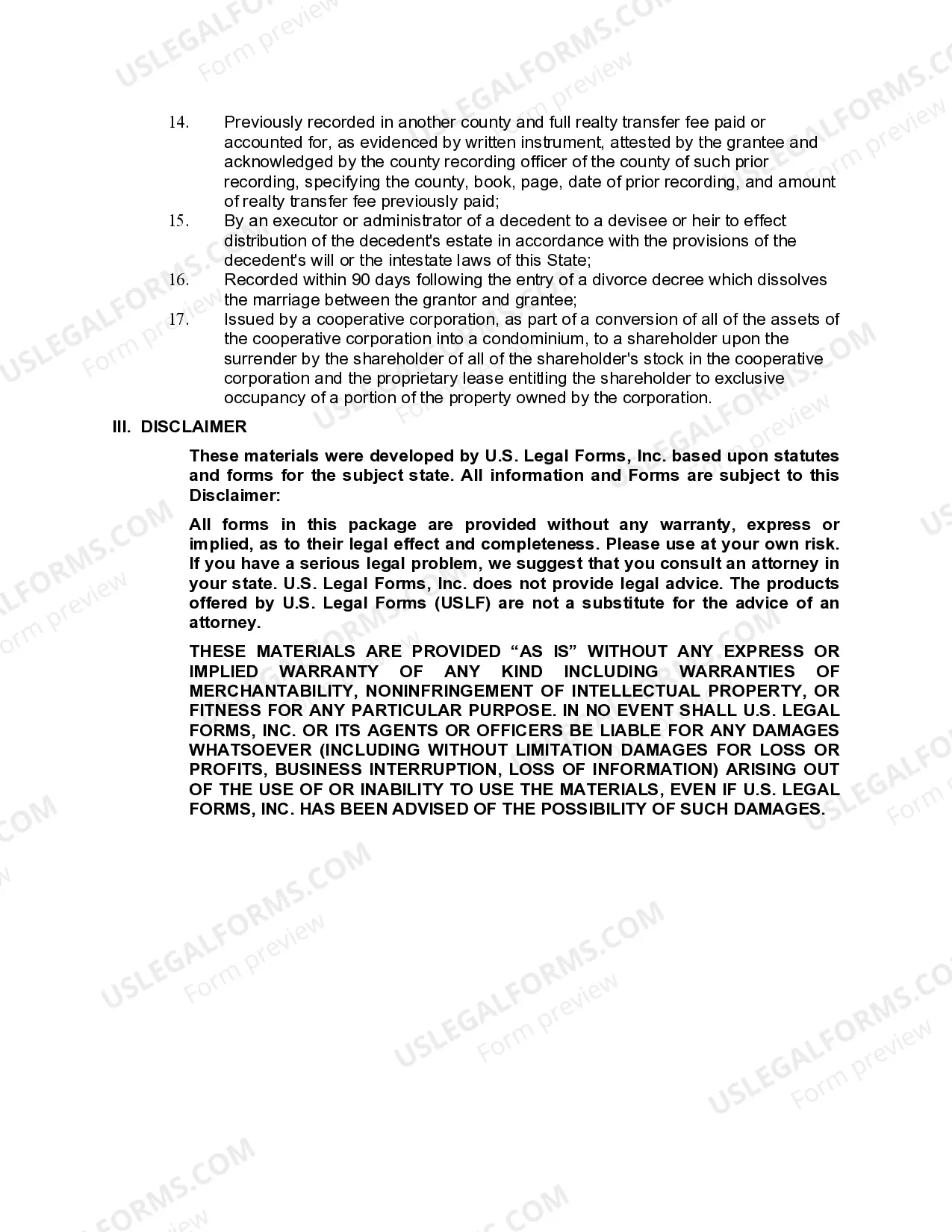 Preview Warranty Deed from Individual to Husband and Wife