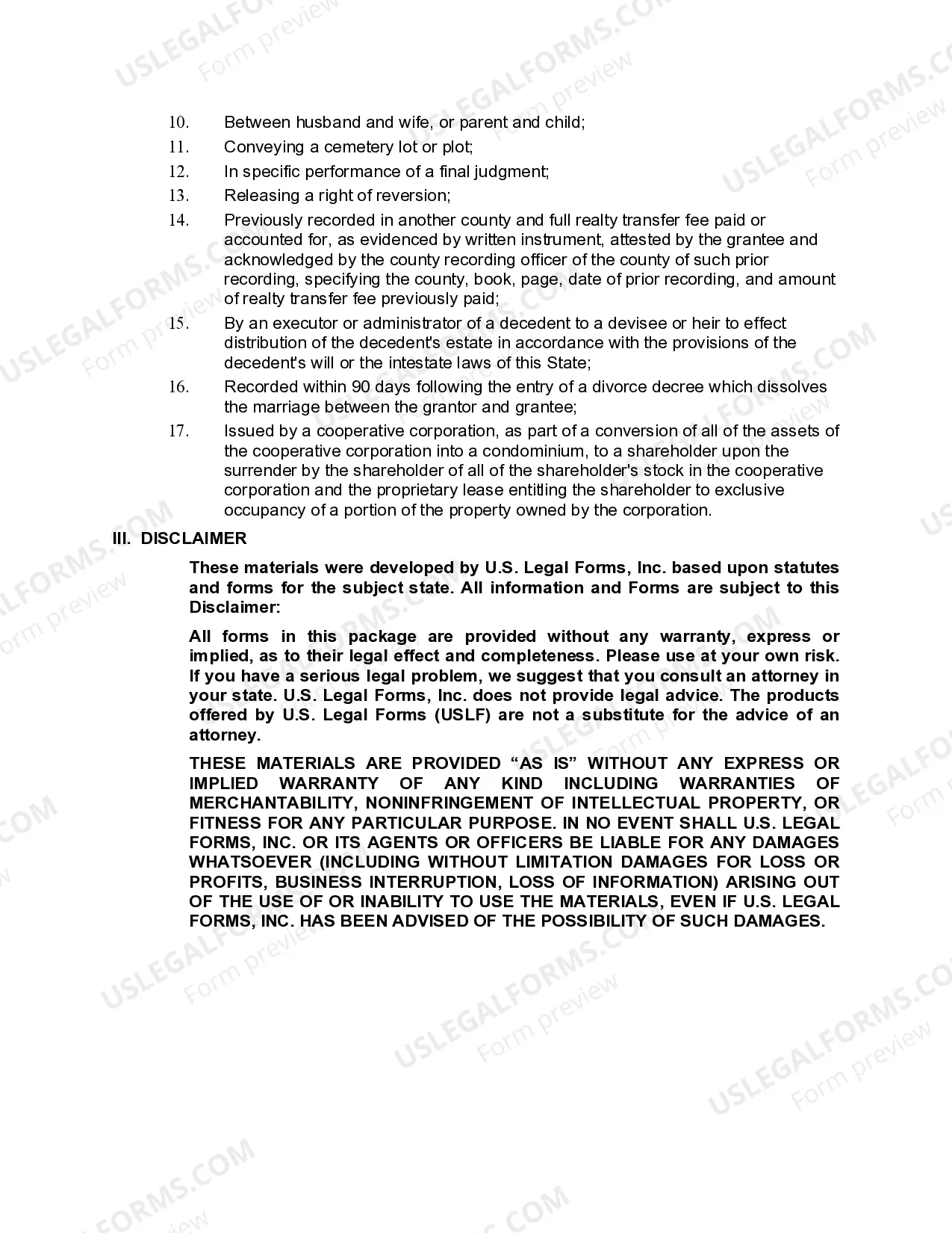 Preview Warranty Deed from Corporation to Corporation