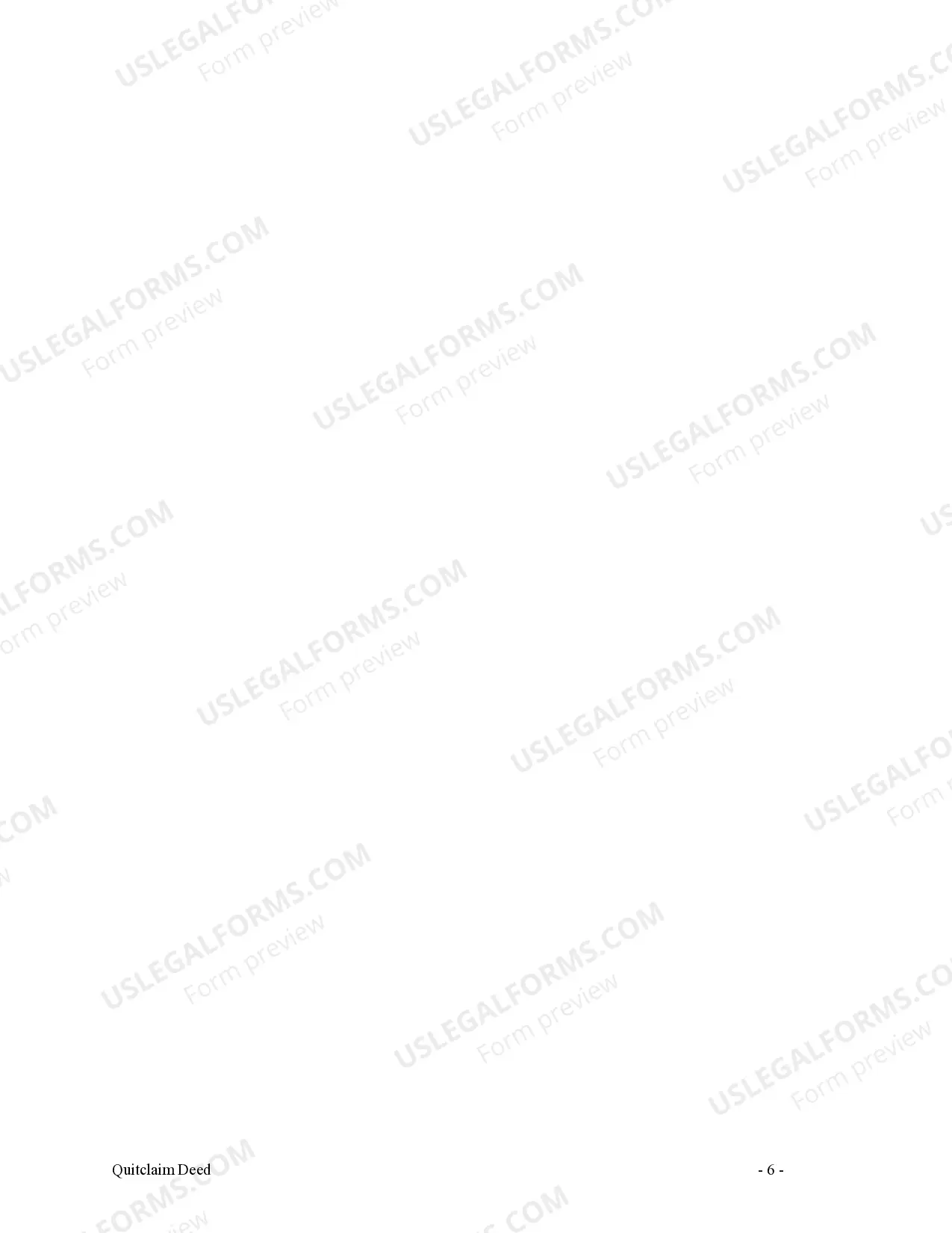 Preview Quitclaim Deed from Husband and Wife to Husband and Wife